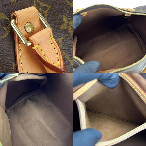 LOUIS VUITTON Brown Monogram Canvas Speedy 30 Bag - Picture 9 of 11
